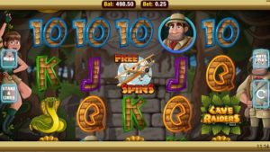 cave raiders slots online UK