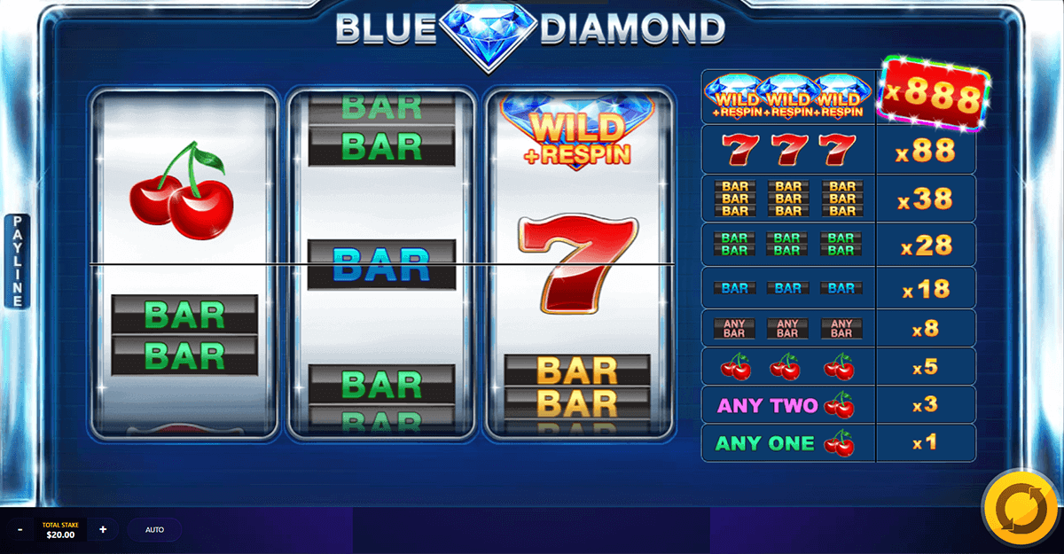 Blue Diamond Slot Bonus